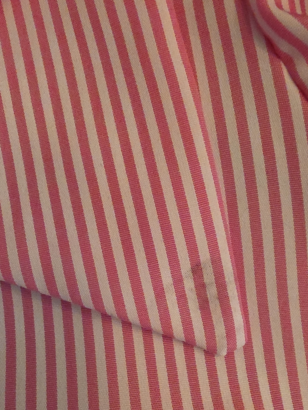 SHEIN Pink White Striped Puff Sleeve Tie Neck Bow Career Office Blouse Top XL - Picture 7 of 8